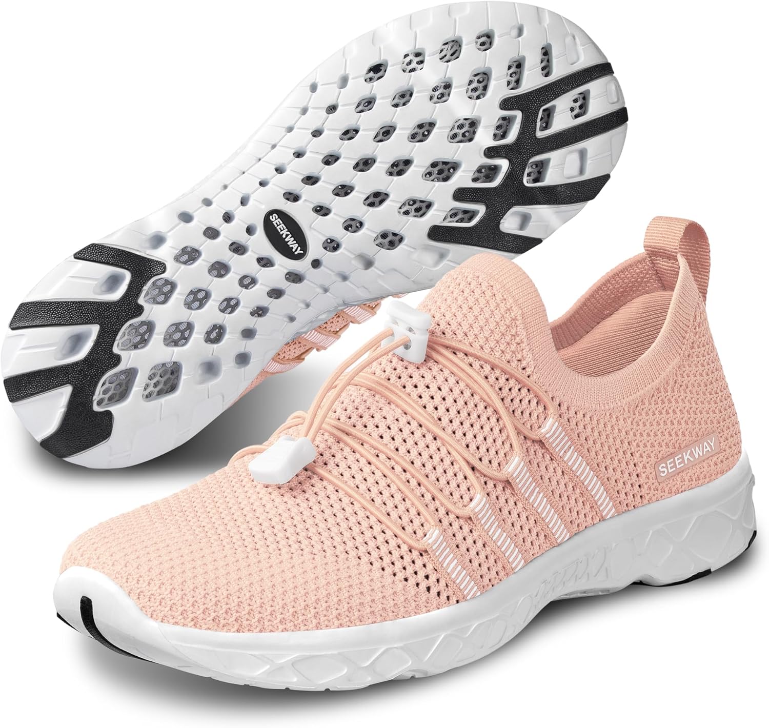 

Мужские и женские водные кроссовки, быстросохнущие акваобувь, босоножки для пляжа, серфинга, походов, бассейна и водных видов спорта Seekway, 1n-champagne