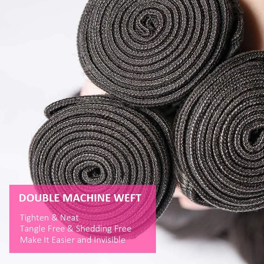Натуральные волосы для наращивания Body Wave 10A (10 12 14 дюймов) Vallbest, Wavy — фото 3