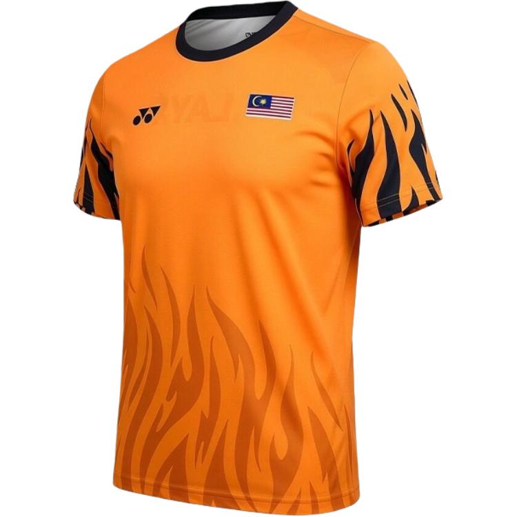 

Футболка для бадминтона Unisex Crew Neck Moderate YONEX, flame оранжевый