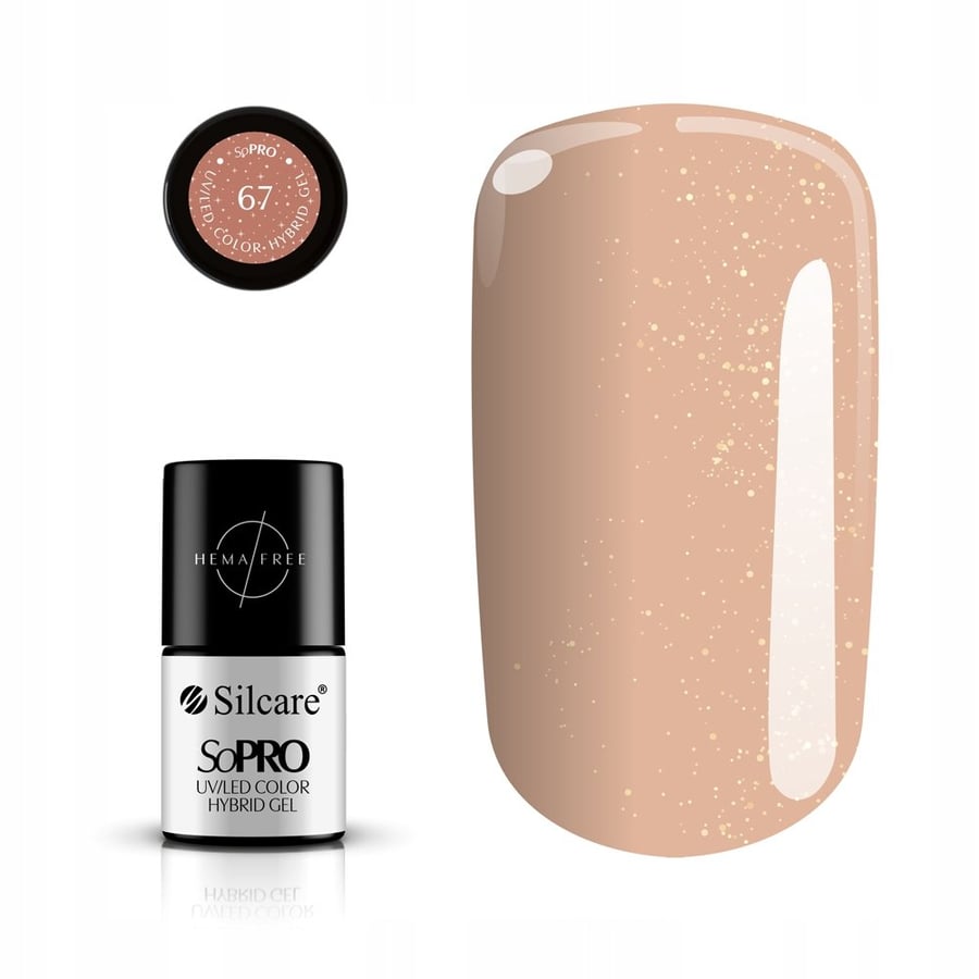 

Гибридный лак для ногтей Silcare SoPRO 67 7 г
