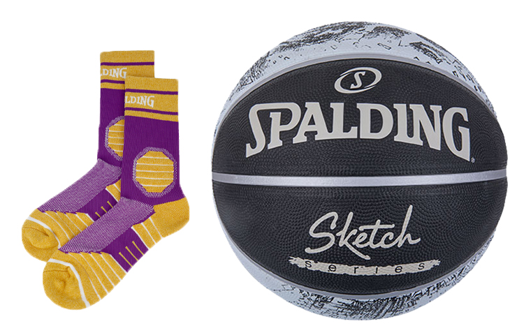 

SPALDING Серия sketch china резиновый баскетбольный мяч black размер 7 тренировочный unisex