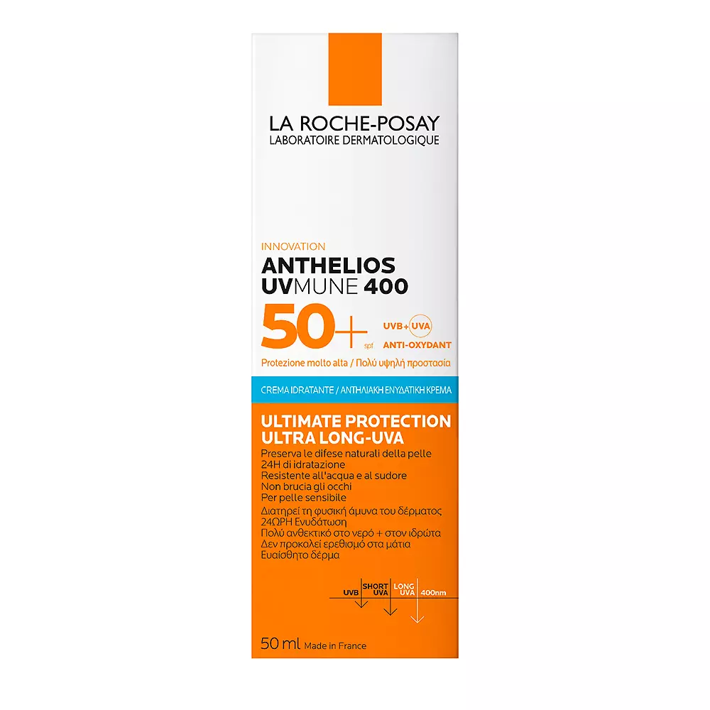 Солнцезащитный крем для лица La Roche-Posay Anthelios UVMUNE 400 SPF 50+ — фото 2