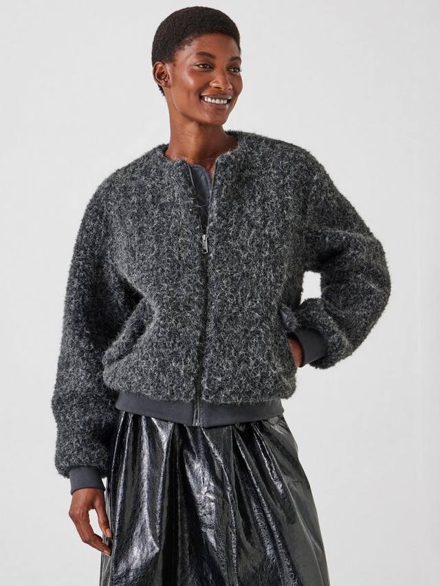 

Куртка из искусственного меха HUSH, цвет Charcoal Grey