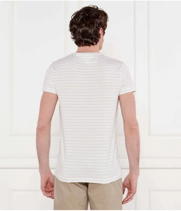 Футболка Slim fit Calvin Klein, зеленый — фото 3