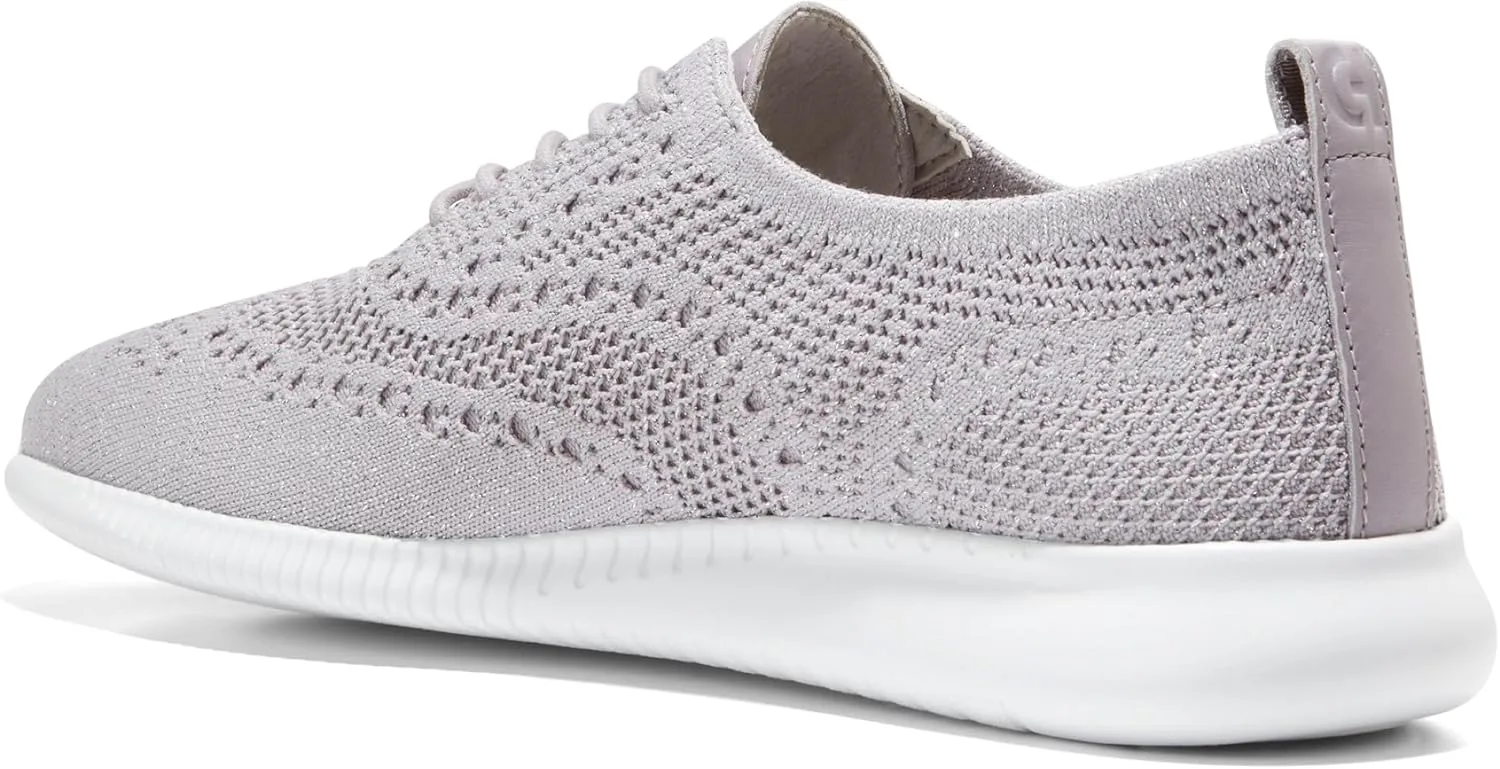 Мужские оксфорды Cole Haan Zerogrand Stitchlite, белый/серый — фото 3