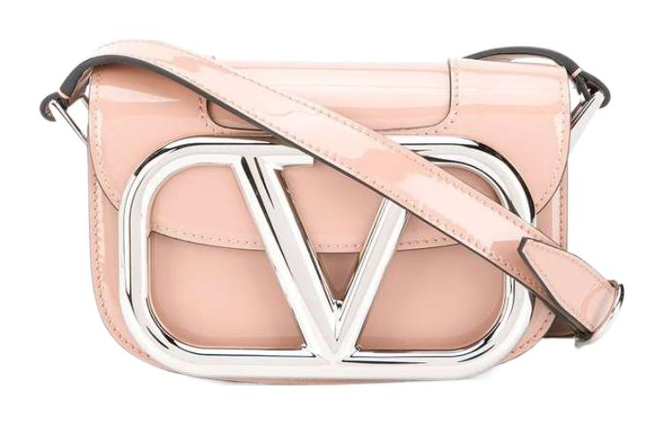 

Valentino Кожаная сумка через плечо, мини-сумка-кроссбоди для женщин, розовая