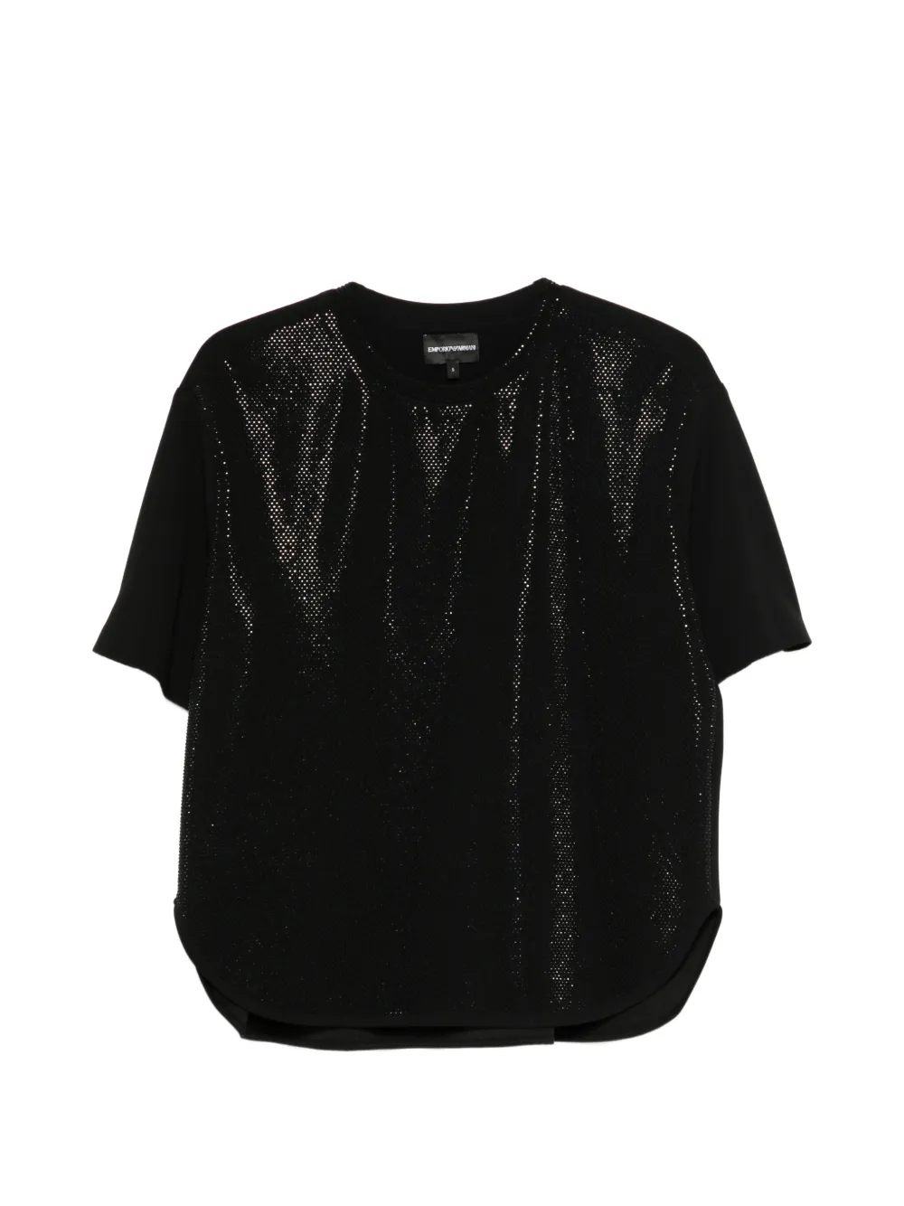 

Футболка с круглым вырезом Emporio Armani, черный