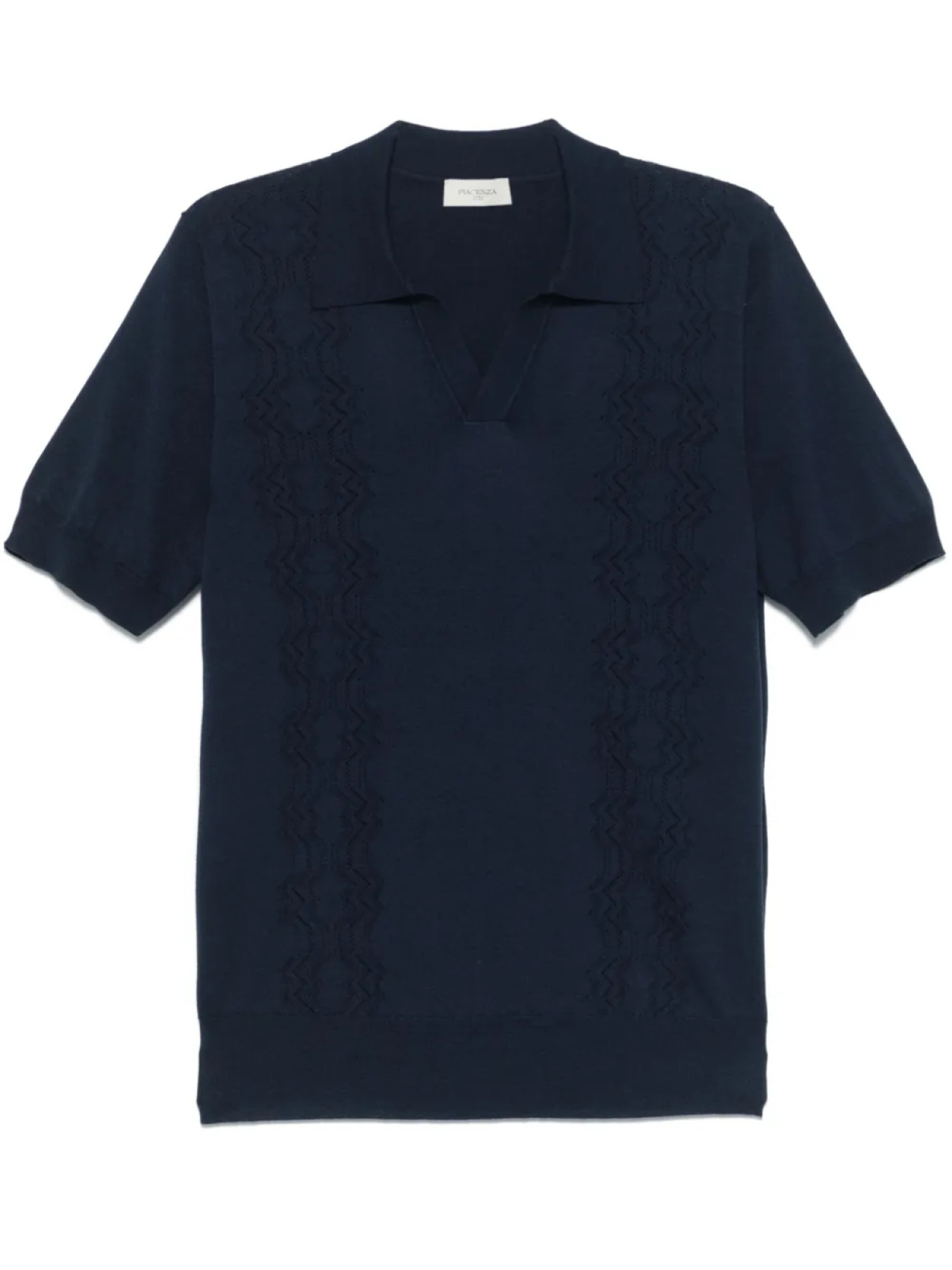 

Футболка Piacenza Cashmere вязки пуантеллами, синий