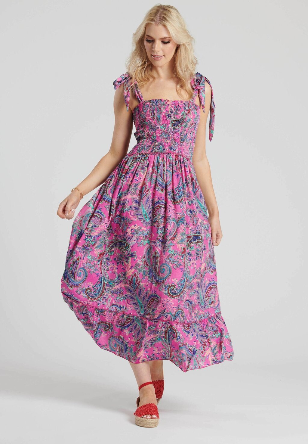

Дневное платье SUMMER MIDI South Beach, розовый