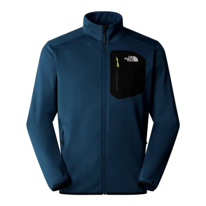 

Мужская флисовая куртка на молнии The North Face Crest - Midnight Petrol/TNF Black