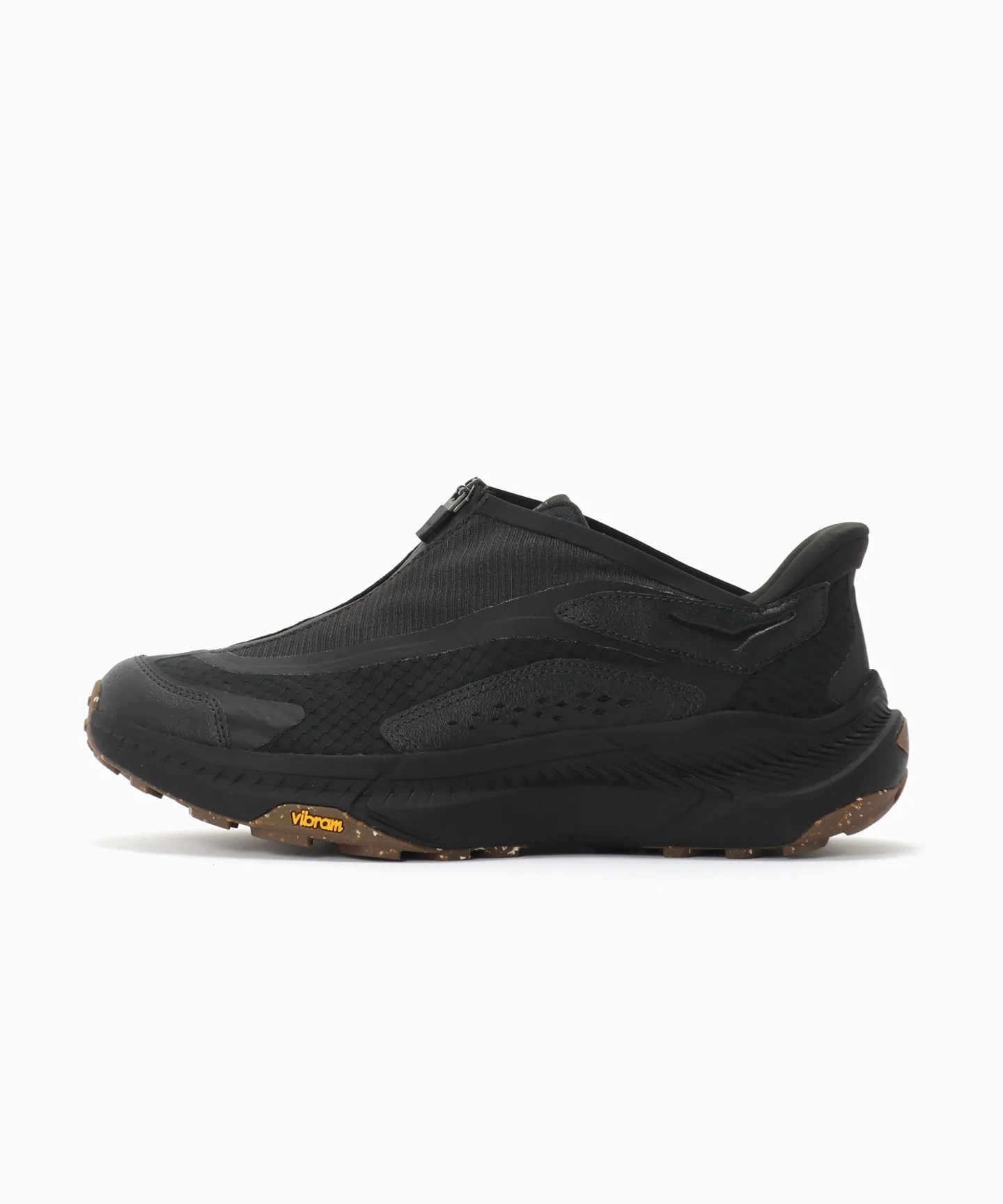 Кроссовки HOKA Project Transport с Vibram и zipper черные