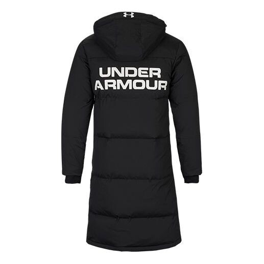 

Куртка long down bench coat 'black' Under Armour, черный