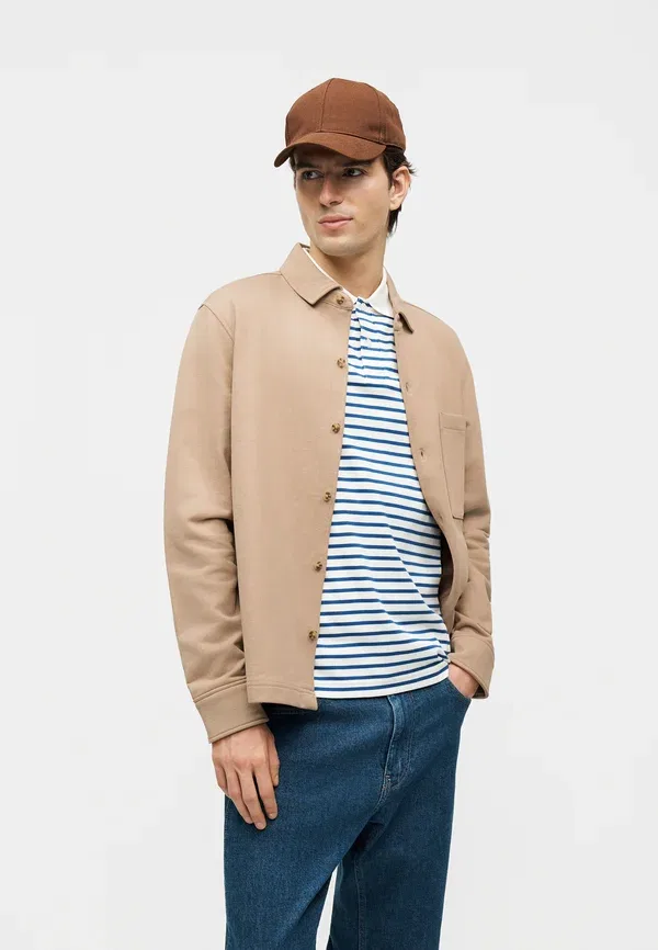 Рубашка-овершерт Tommy Hilfiger Essential Overshirt Core Shirt, батик хаки — фото 4