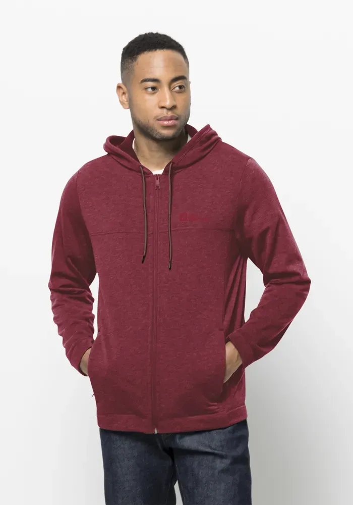 

Флисовая куртка Jack Wolfskin "WALDSEE HOODED JKT M", с капюшоном, цвет Deep-Ruby