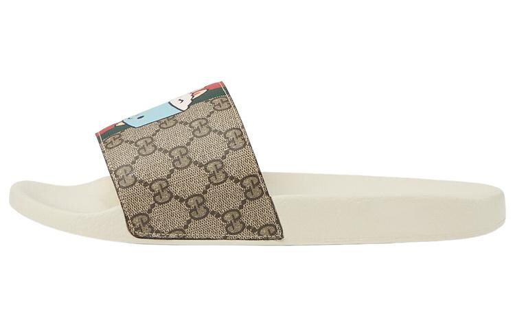 

Шлепанцы мужские Gucci, бежевый / белый