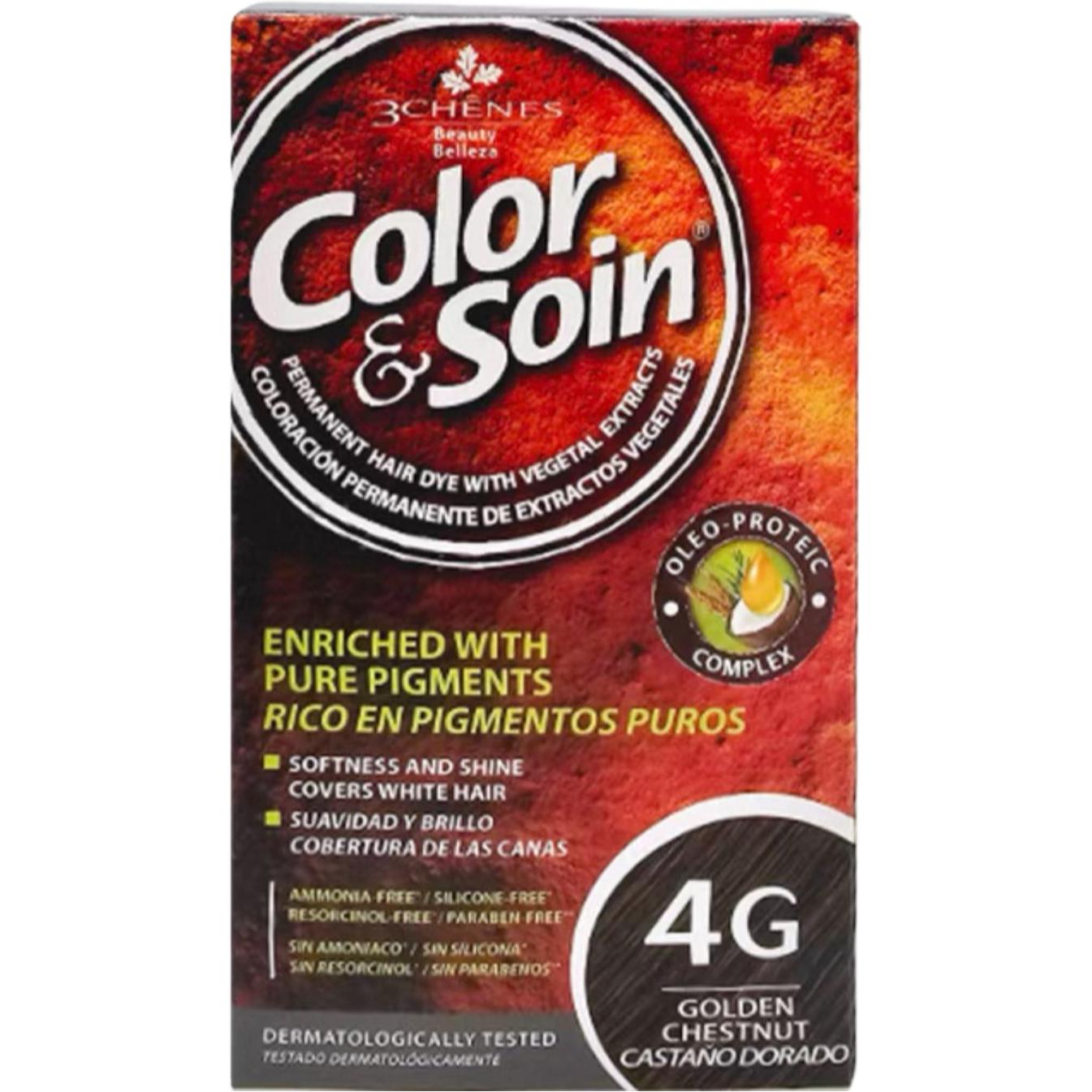 

Нераздражающая краска для волос с длительным эффектом LES 3 CHENES