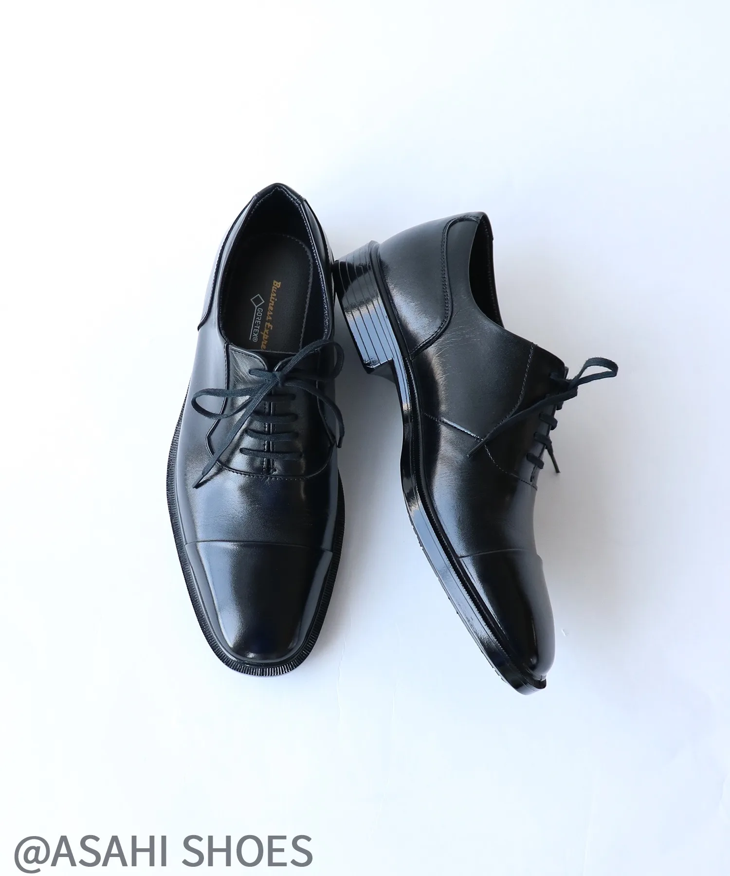 Мужские водонепроницаемые кожаные туфли ASAHI SHOES 通勤快足 (TK3309) коричневые — фото 4