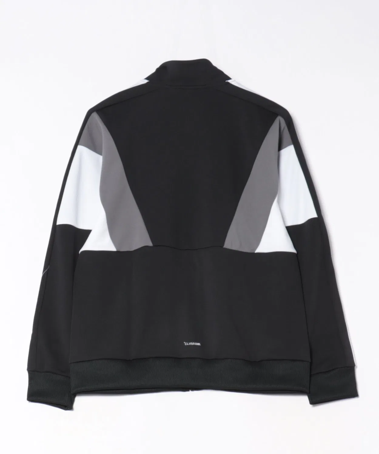 Трек-топ женский adidas Team Track Top UV-защита, длинный рукав, черно-белый — фото 2