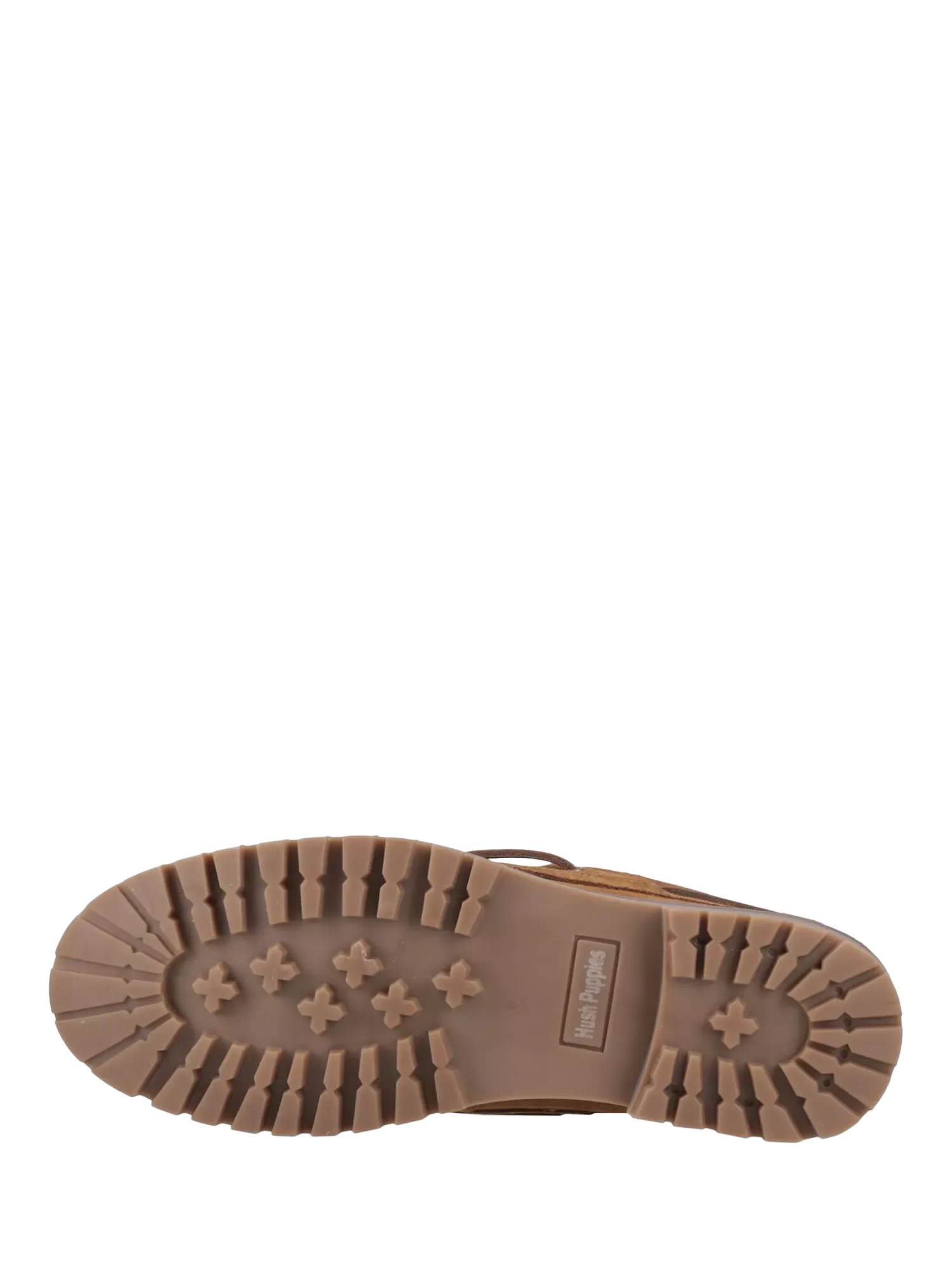 Замшевые лодочные туфли Harrison, бежевые Hush Puppies — фото 4
