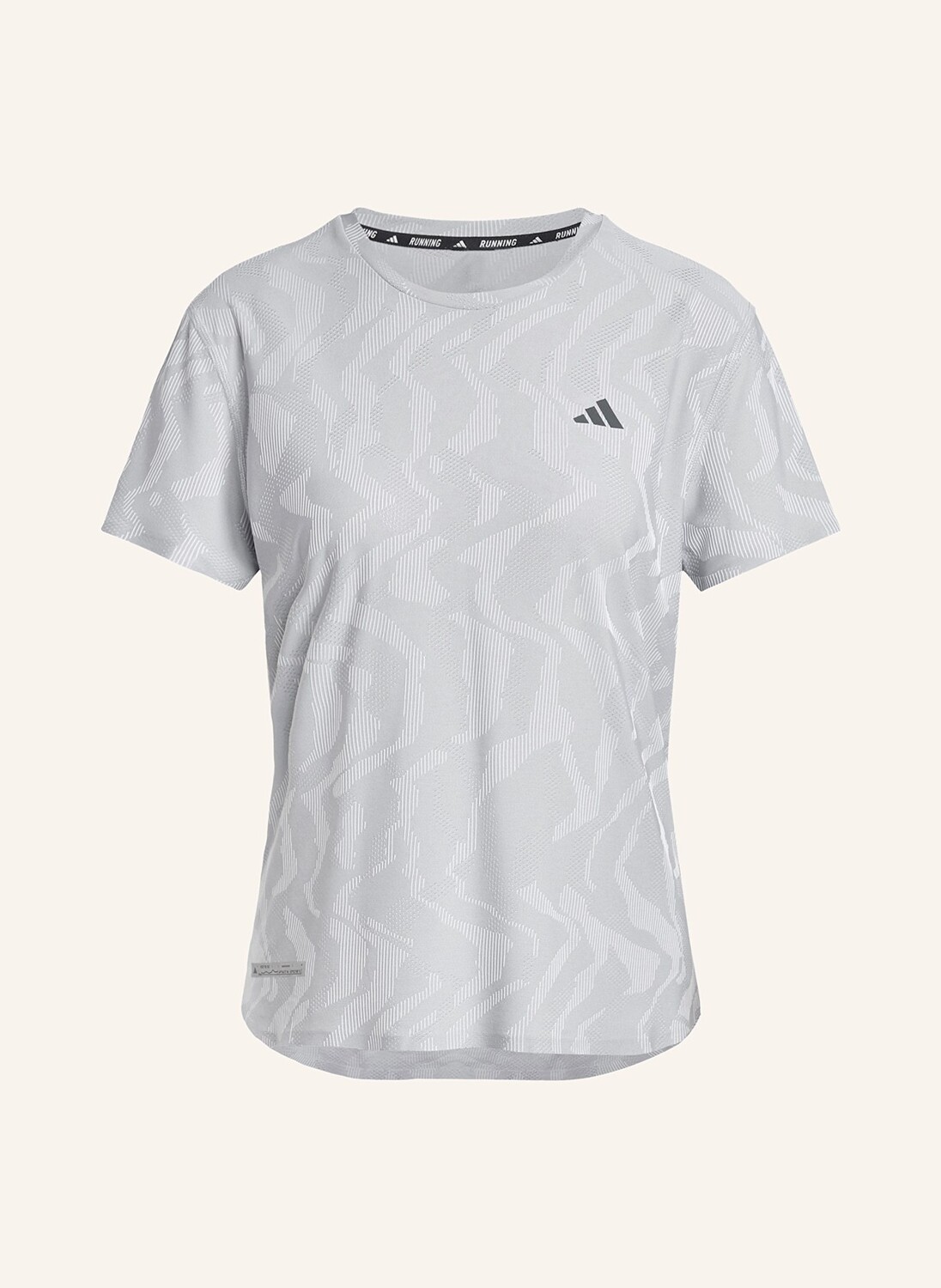 

Беговая рубашка ultimate engineered adidas, цвет HELLGRAU/WEISS