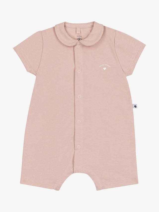 

Детский трикотажный комбинезон питера пэна Petit Bateau, цвет Saline