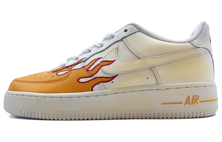 

Кроссовки Nike Air Force 1 Skateboard Shoes Men Low-Top White Yellow