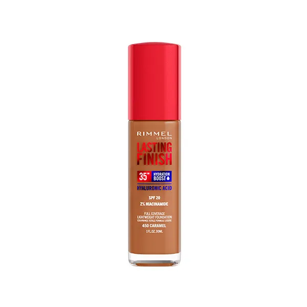 

Составляют основу Lasting Finish Foundation 35H Rimmel London, цвет caramel