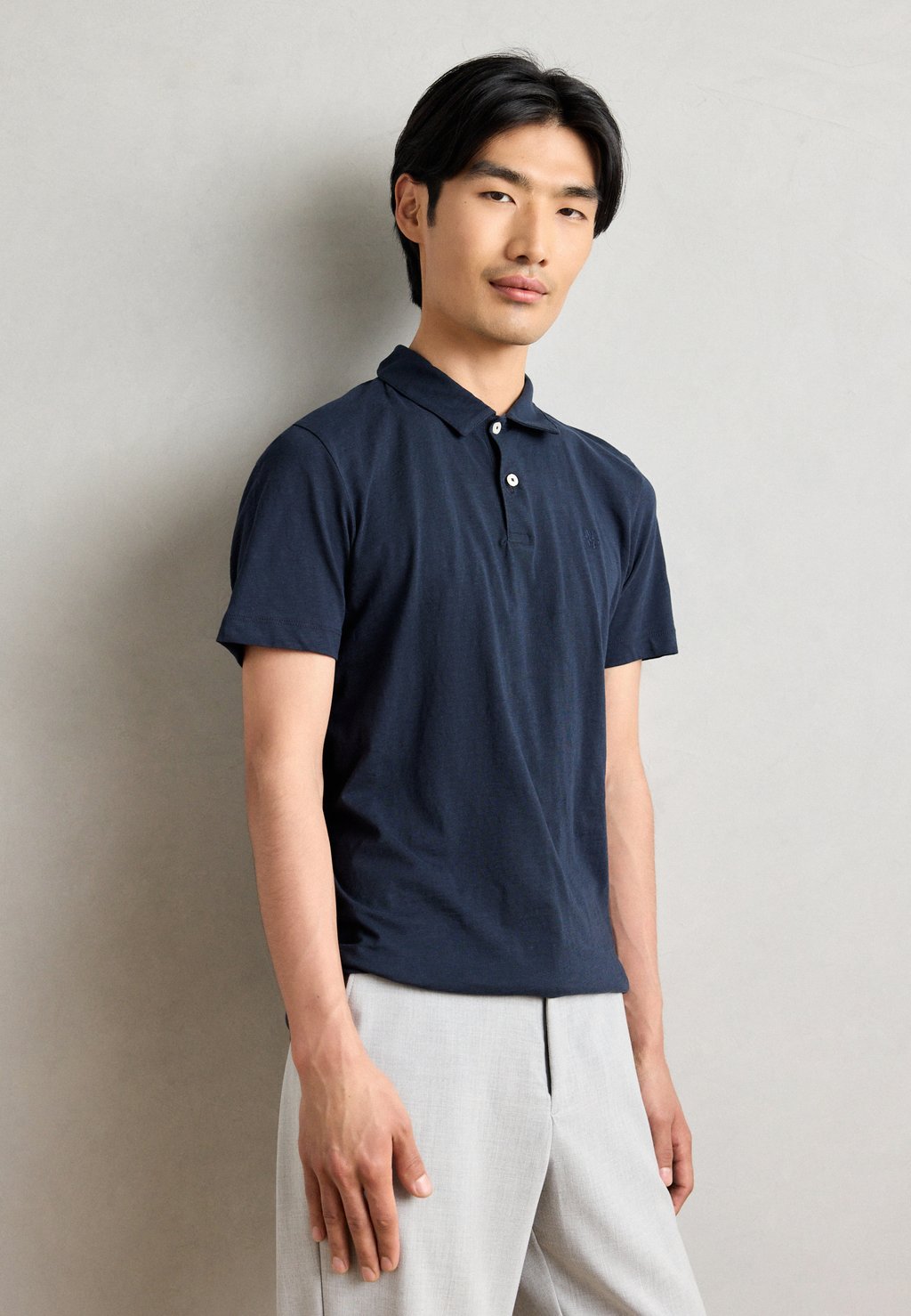 

Рубашка поло SHORT SLEEVE Marc O'Polo, темно-синий