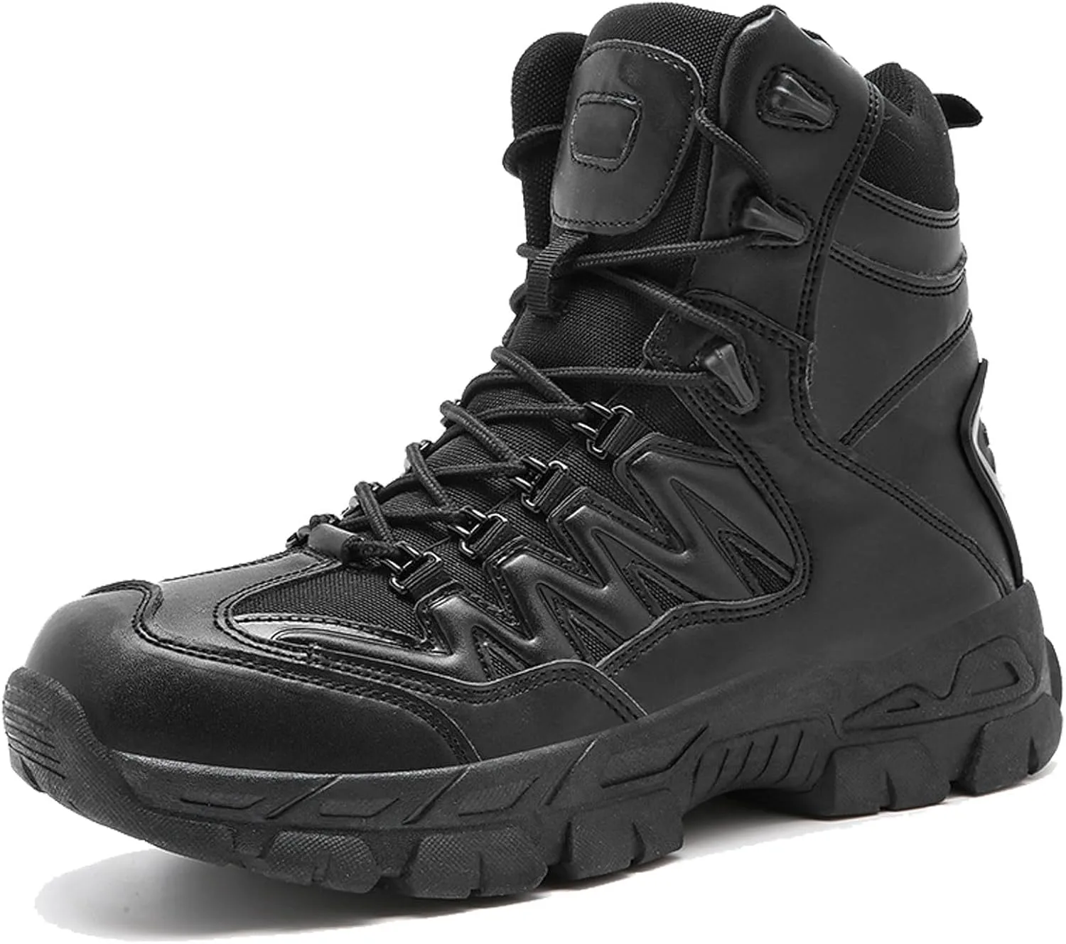 

Мужские военные тактические ботинки из замшевой кожи для армии и мотоспорта Zivopah, черный