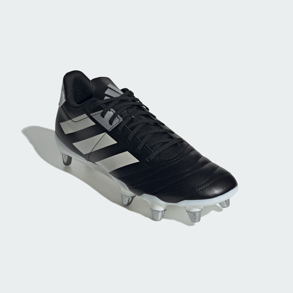 Бутсы Adidas KAKARI SOFT GROUND RUGBY, цвет Black/Zero Metallic/Silver Metallic — фото 4