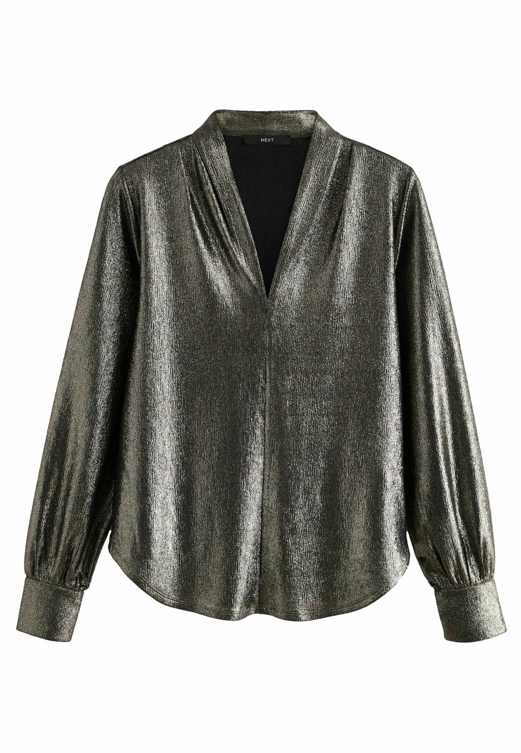 

Блуза LONG SLEEVE V-NECK REGULAR FIT Next, золотой