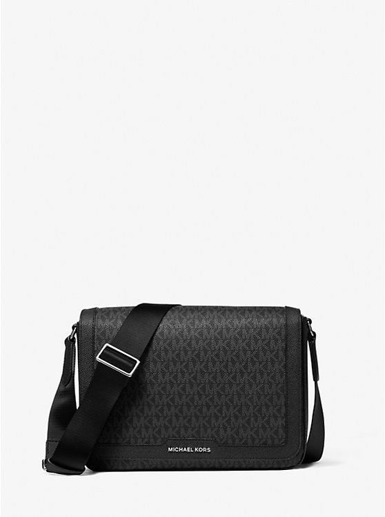 

Сумка через плечо с фирменным логотипом Hudson Michael Kors, черный