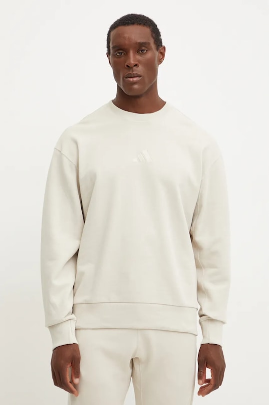 

Хлопковая толстовка ALL SZN Adidas, бежевый