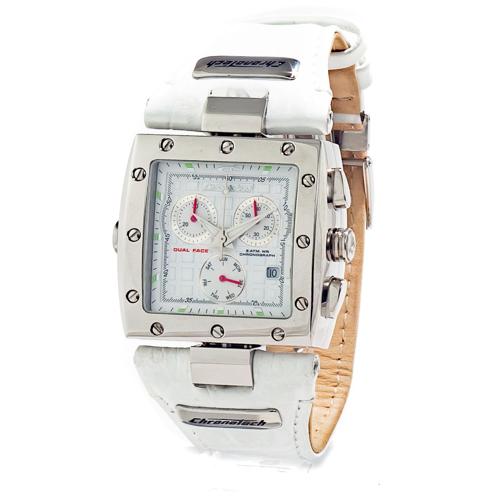 

Мужские часы Chronotech Leather, белый