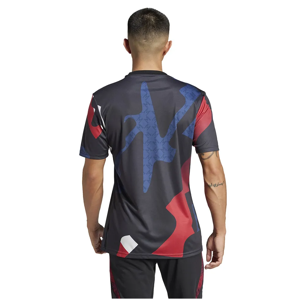Футболка с коротким рукавом adidas Manchester United 24/25 pre match, разноцветный — фото 2