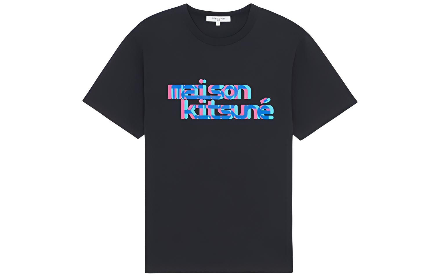 

Maison Kitsune Футболка мужская черная
