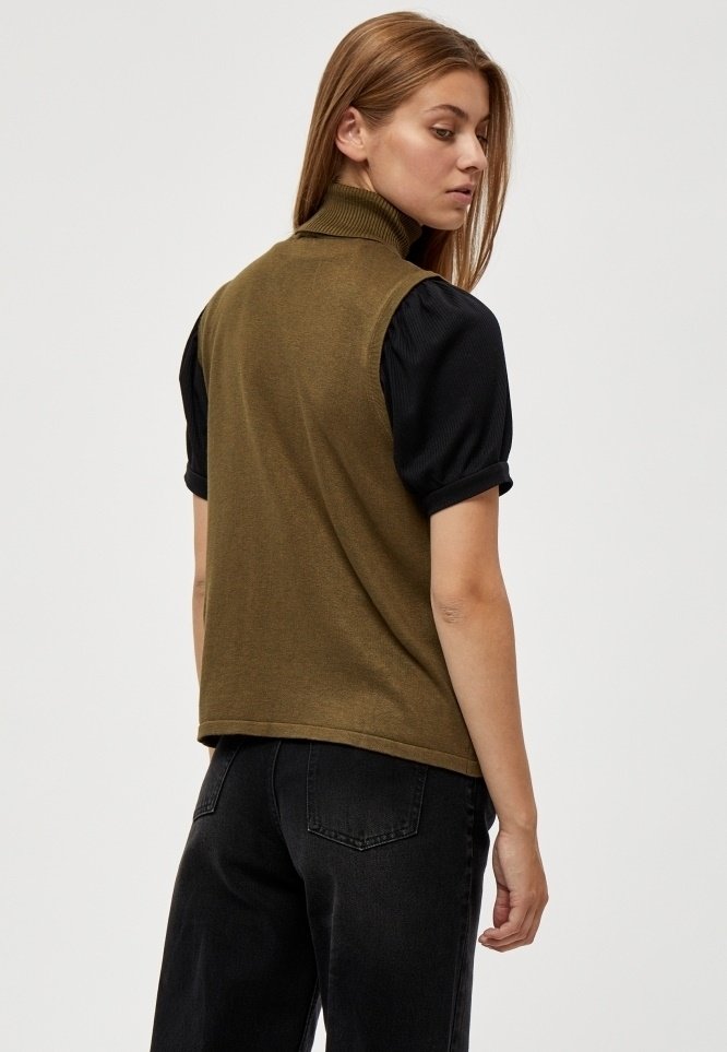 

Топ MIRAKA KNIT TURTLENECK Minus, оливковый