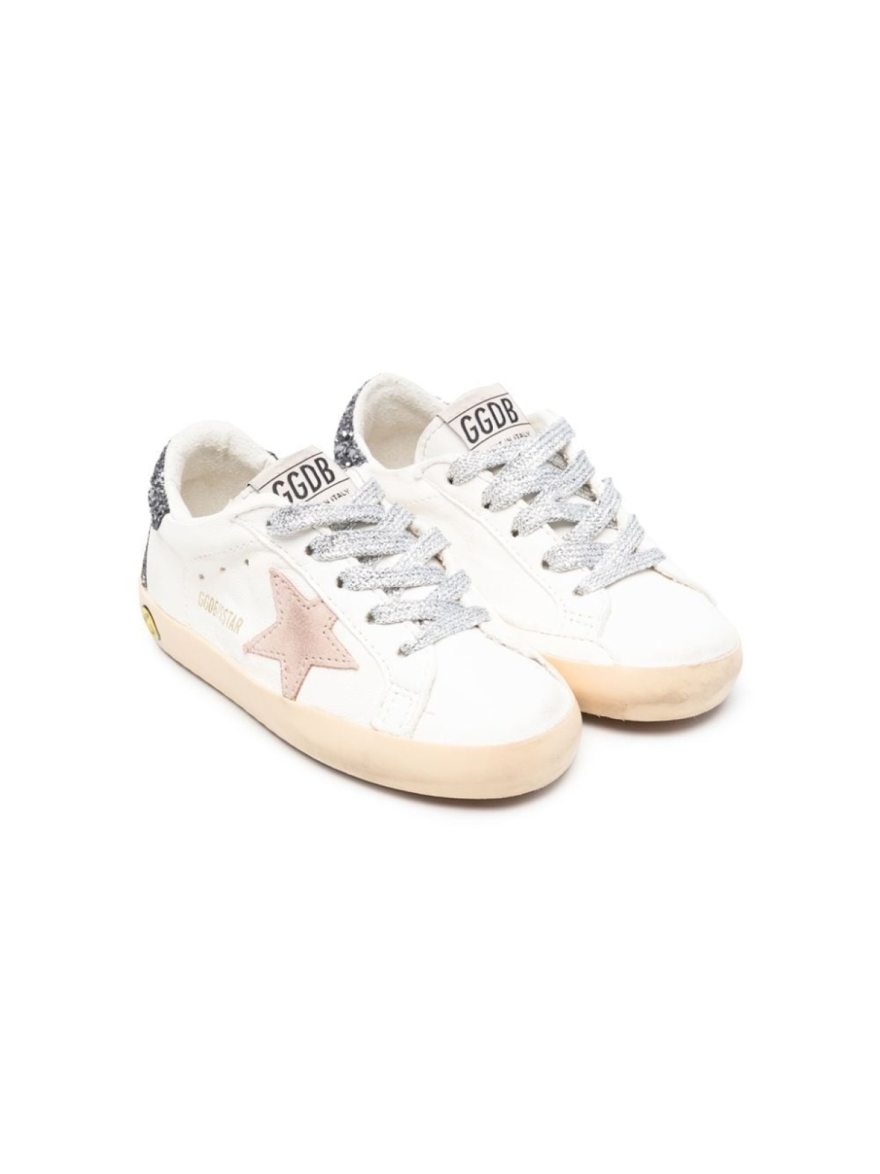 

Golden Goose Kids кеды Super-Star, белый