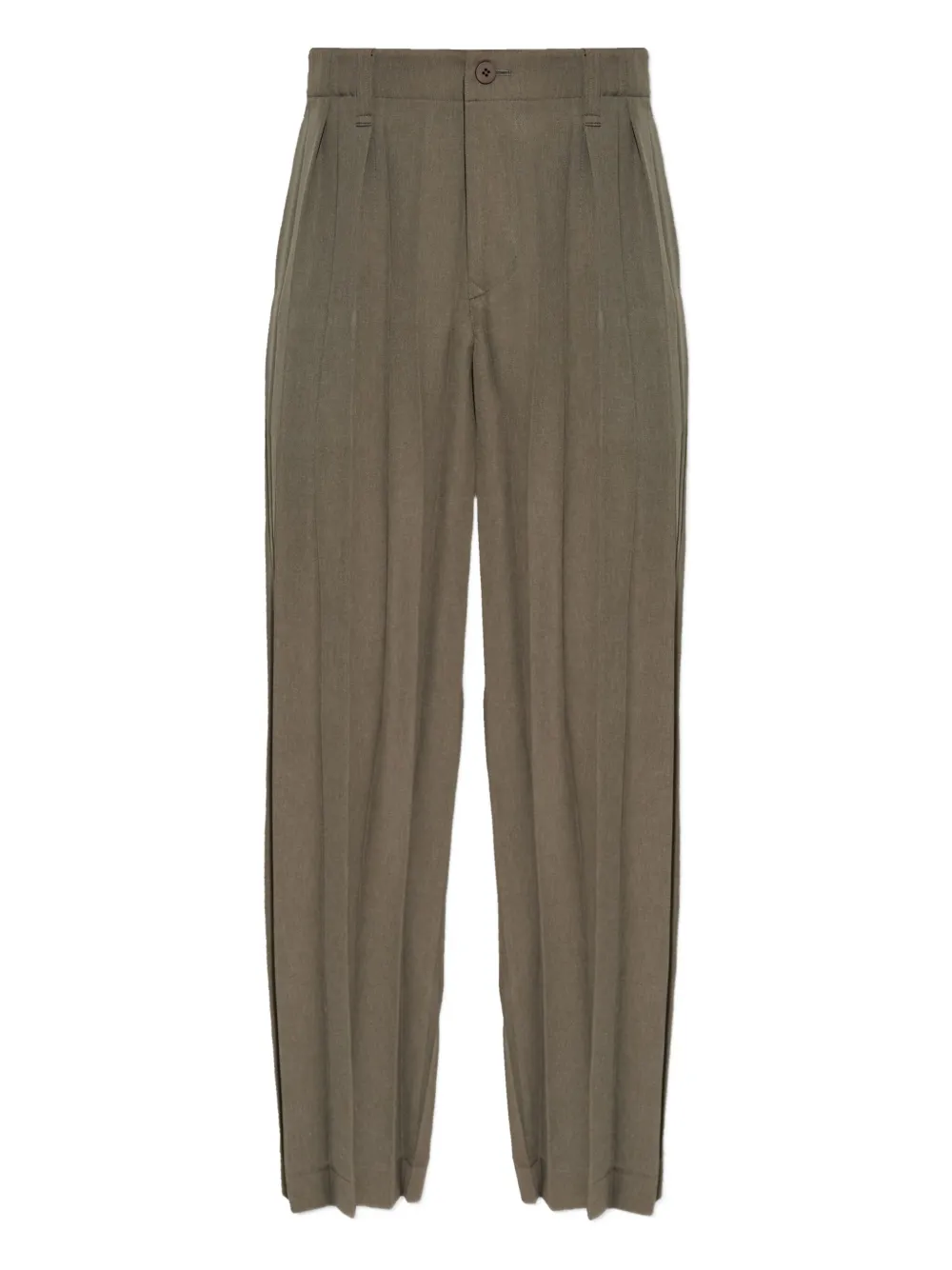 

Брюки со складками Homme Plissé Issey Miyake, зеленый