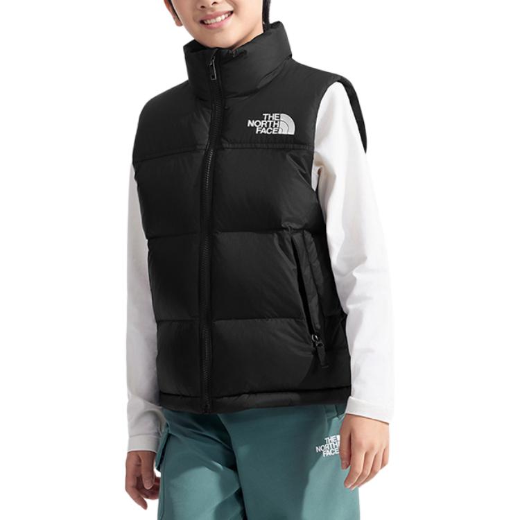 THE NORTH FACE Пуховик ICONNuptse черный для детей 3-7 лет — фото 4