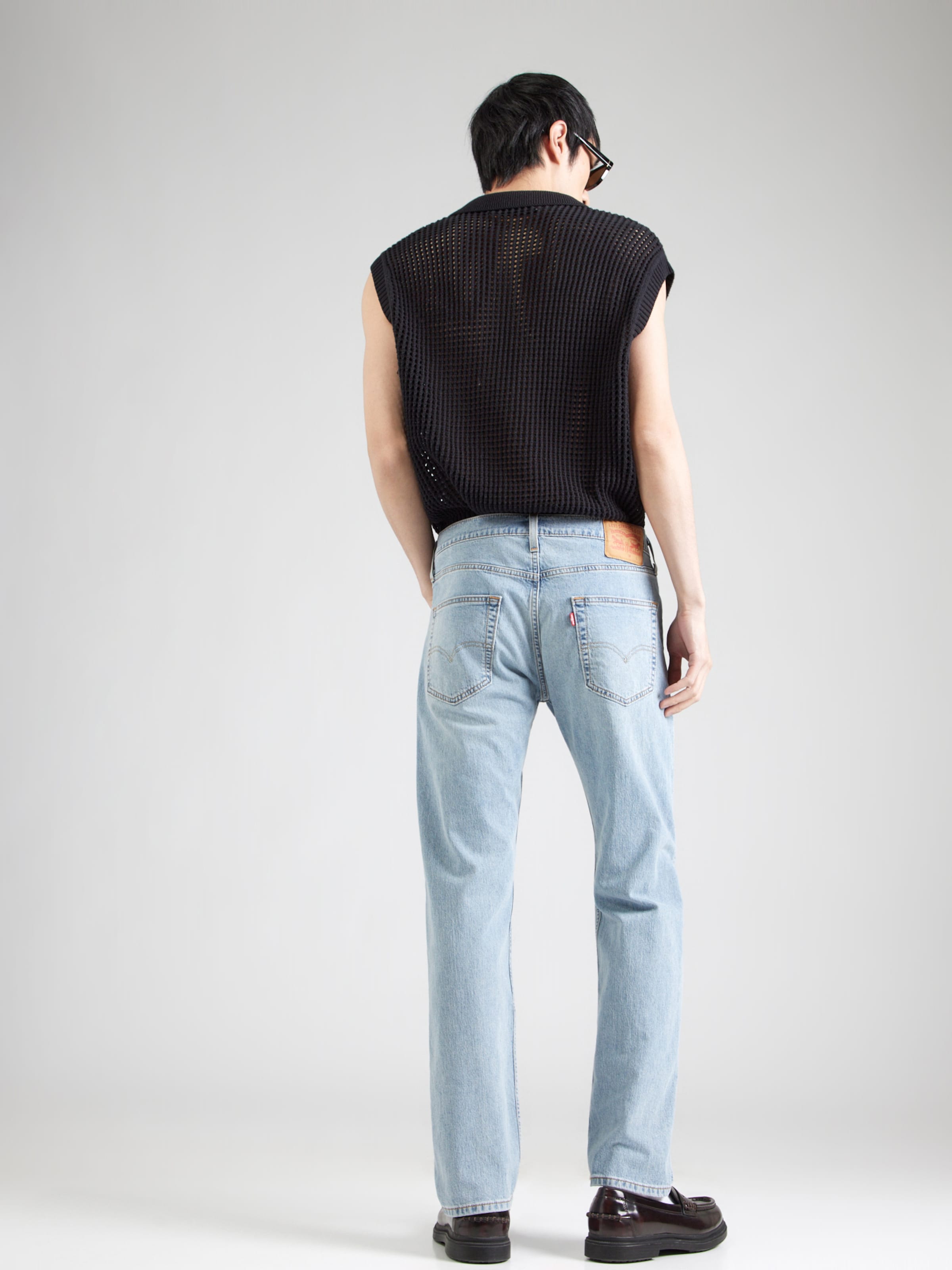 LEVI'S  Джинсы Regular '502 Taper Fit Performance Cool' для мужчин, светло-голубые — фото 4