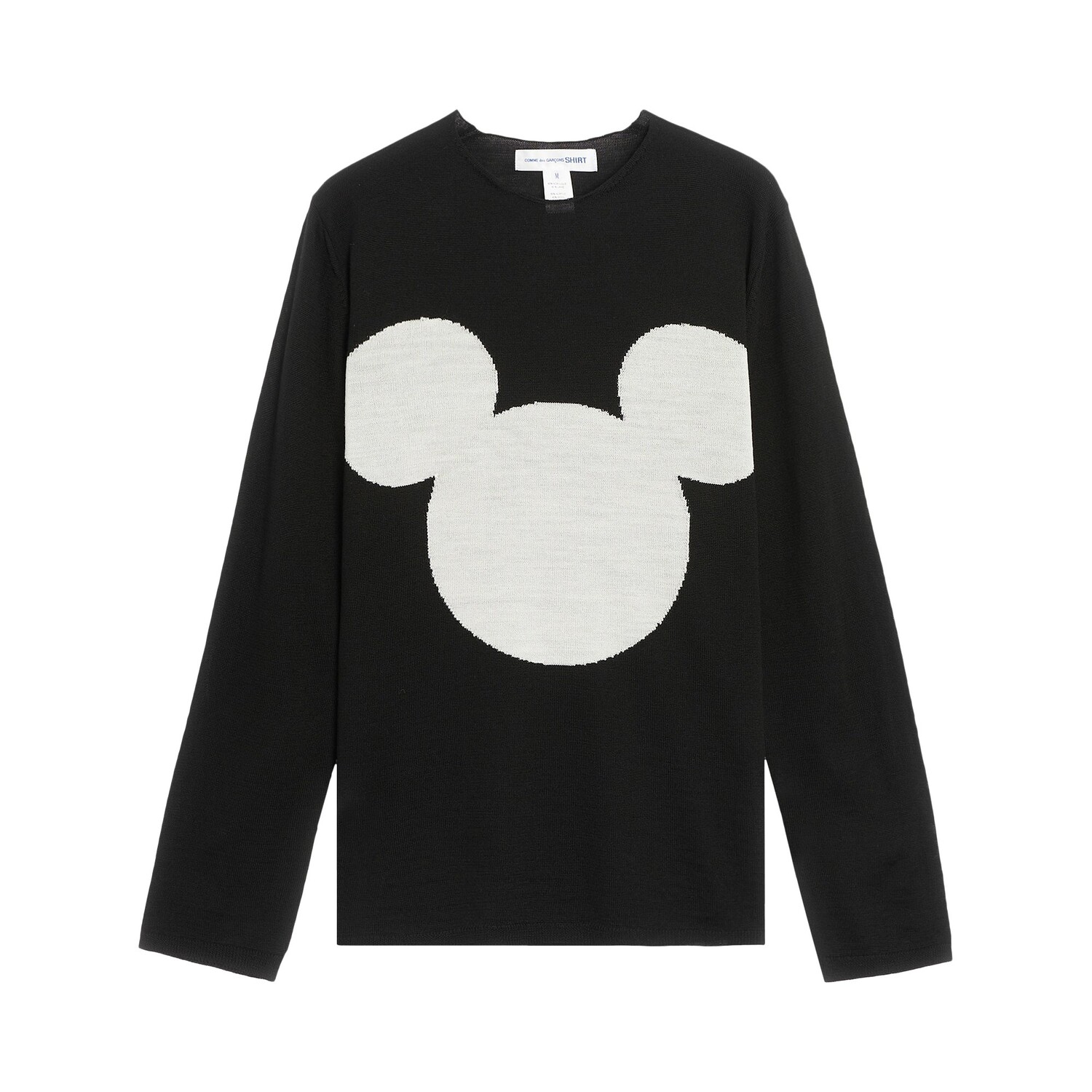 

РУБАШКА Comme des Garçons Вязаный свитер Черный