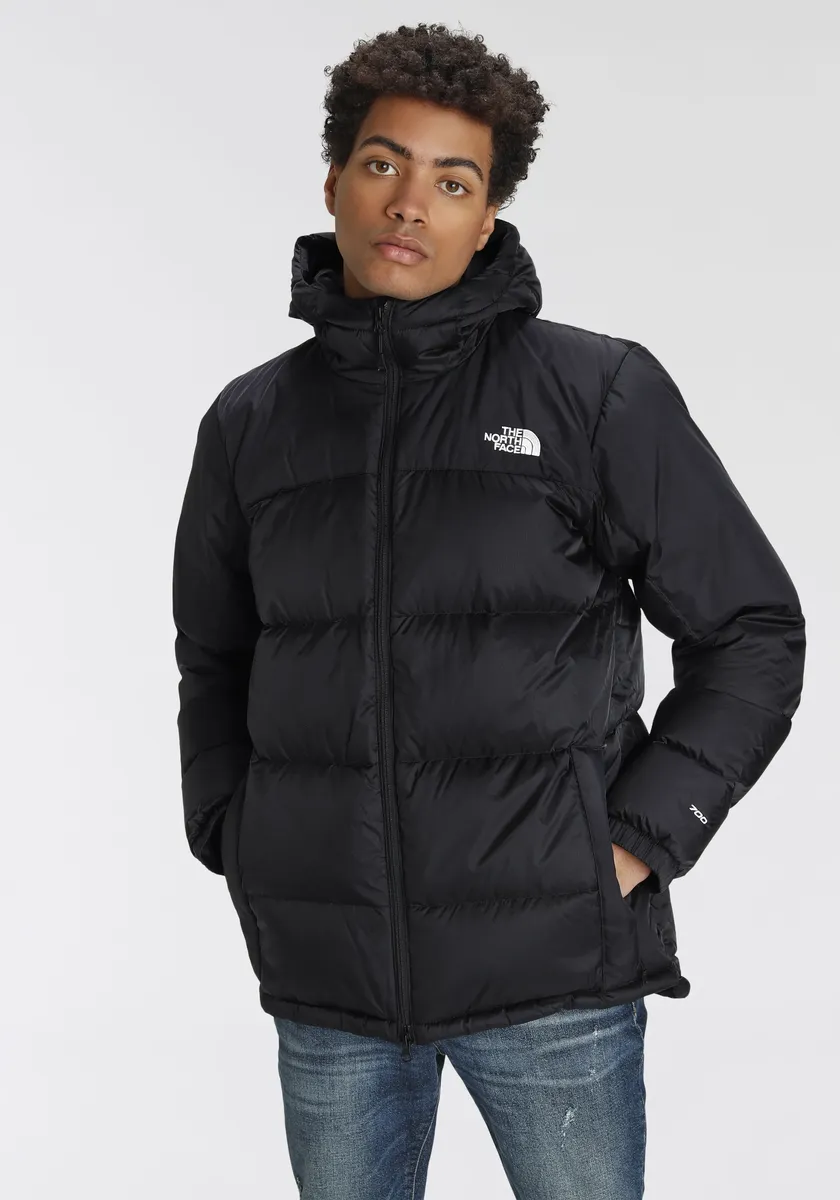 

Стеганая куртка The North Face "DIABLO", с капюшоном, водоотталкивающая, ветронепроницаемая и дышащая, черный