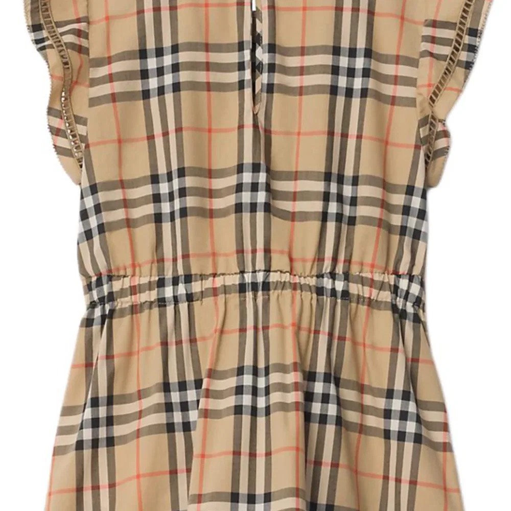 Платье детское crew neck moderate mid length Burberry — фото 4