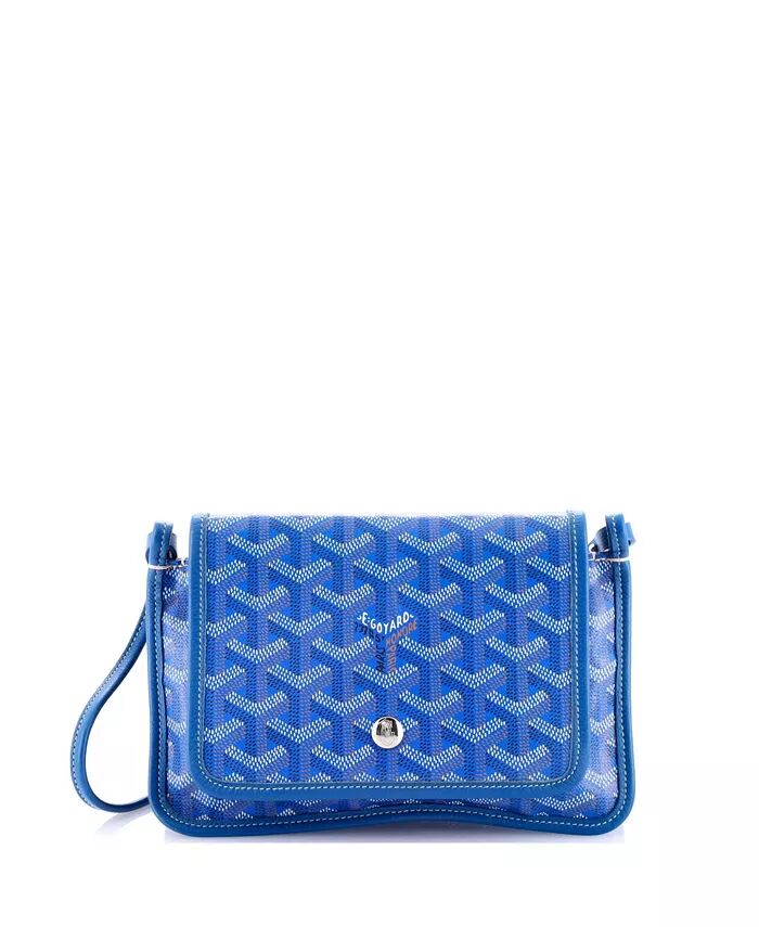 

Кошелек-клатч Plumet из покрытого холста Pre-Owned Goyard, синий