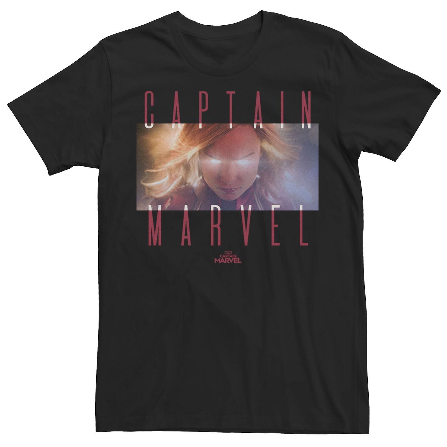 

Мужская футболка Captain Powerful Marvel, Черный, Мужская футболка Captain Powerful Marvel