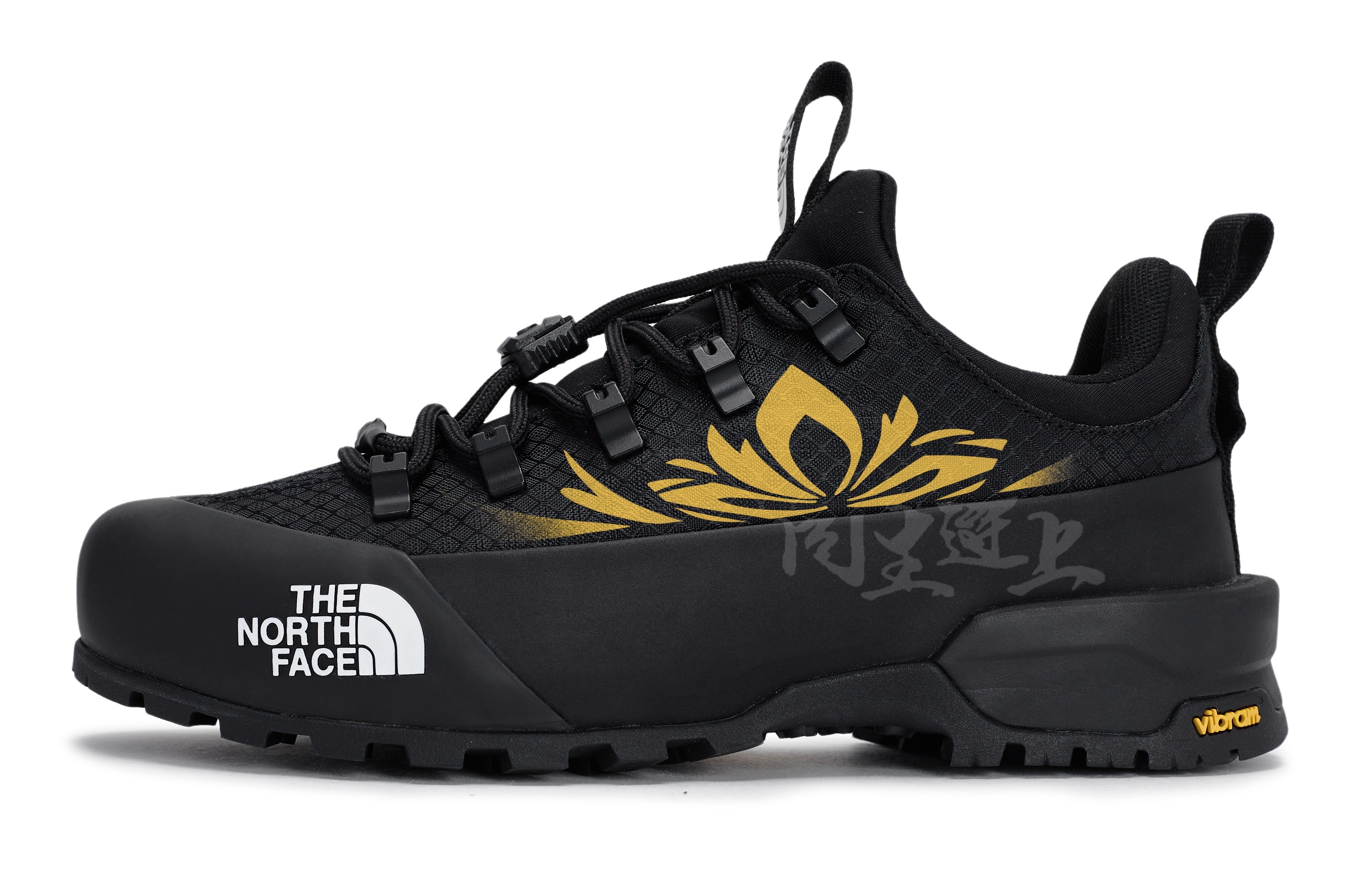 THE NORTH FACE GLENCLYFFE Low top кроссовки для бега мужские черные желтые — фото 3
