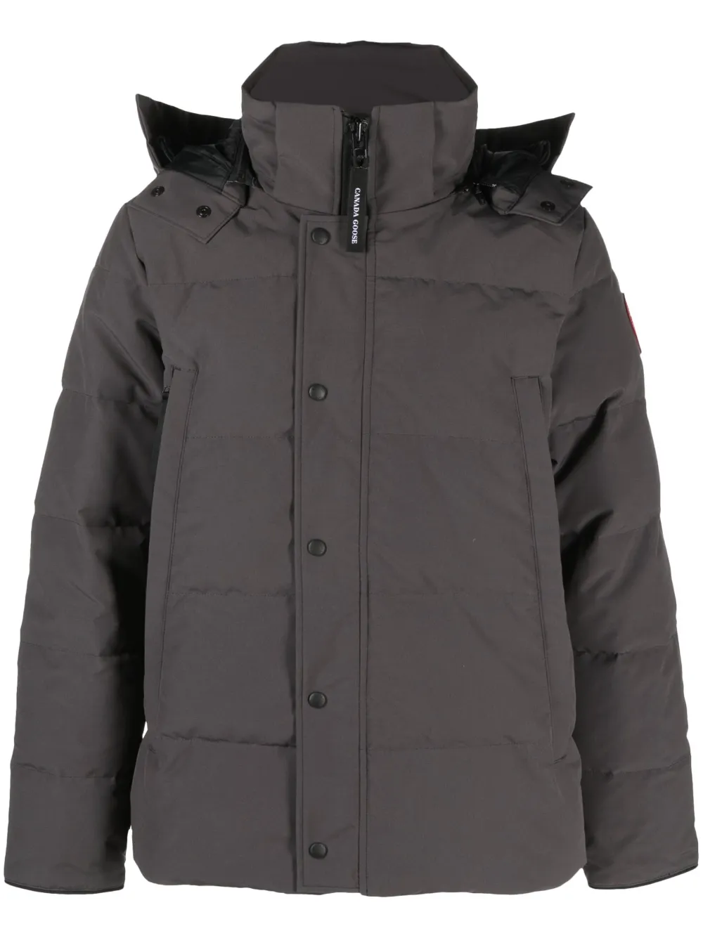 

Парка Wyndham с капюшоном Canada Goose, серый