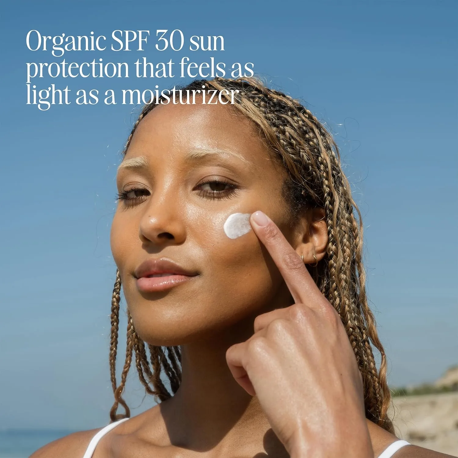 Солнцезащитный лосьон для лица COOLA Organic SPF 30, протестирован дерматологами, обеспечивает ежедневную защиту кожи, веганский и безглютеновый, с ароматом огурца, 45 мл. — фото 2