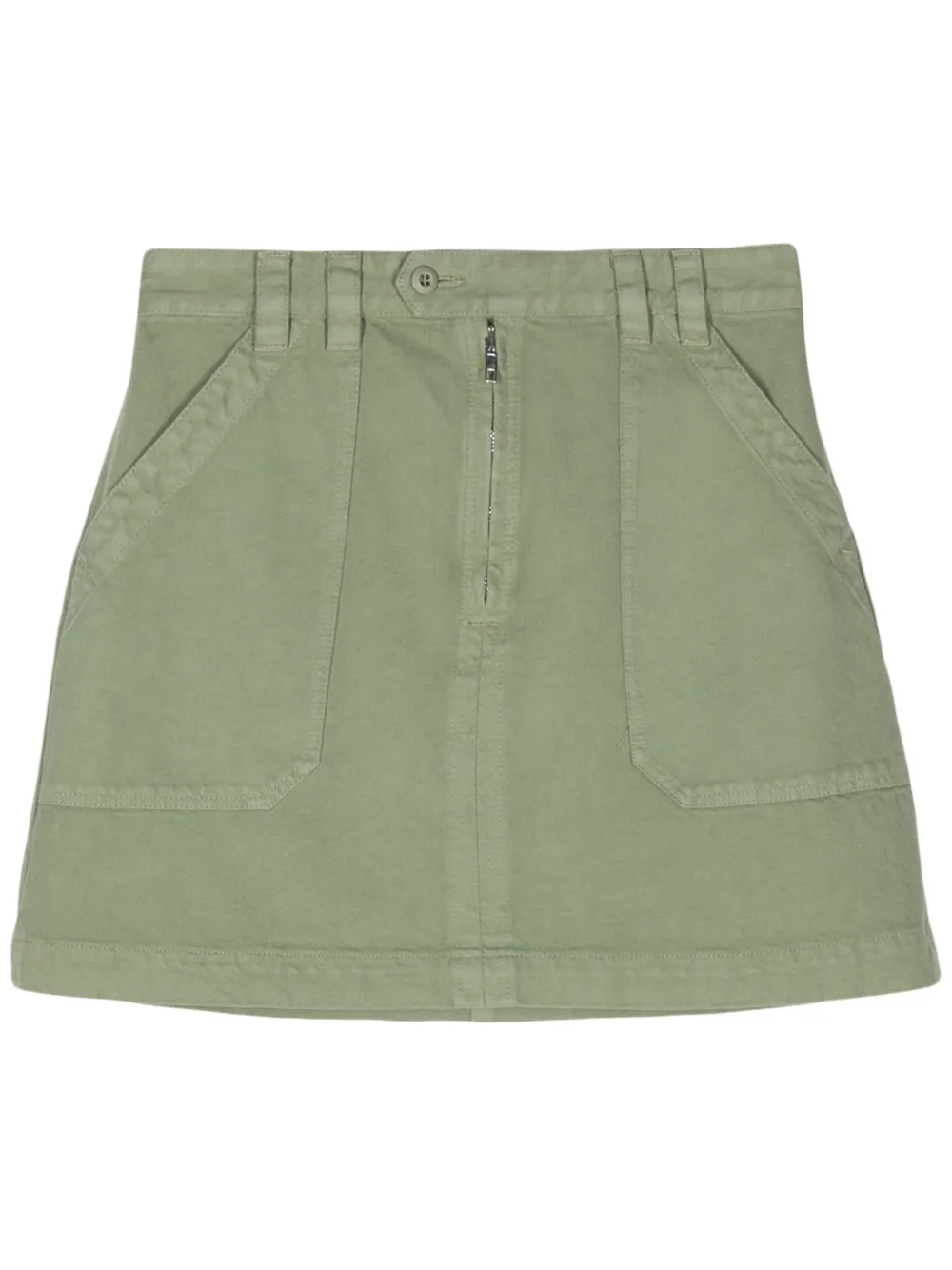 

Джинсовая юбка мини Sarah A.P.C., зеленый
